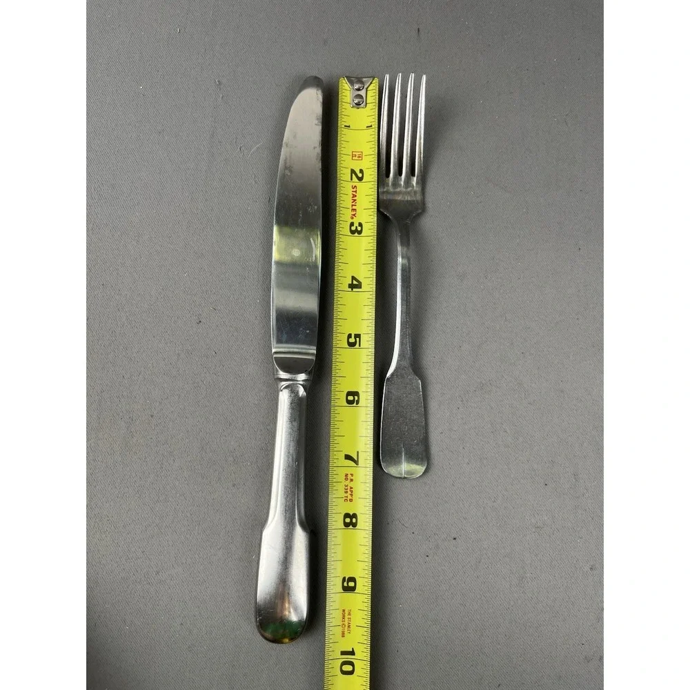 Guy Degrenne Vieux Paris Stainless Lot Knife, Fork, Spoon lot of 6
